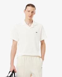 Polo classic fit in cotone-lino