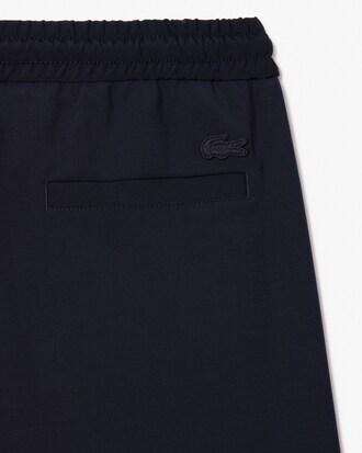 Pantaloni sportivi oversize in misto lana