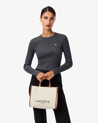 Borsa tote piccola in canvas Heritage