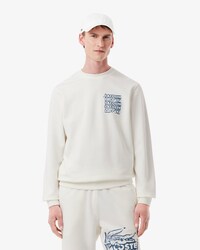 Felpa in tessuto felpato con stampa grafica