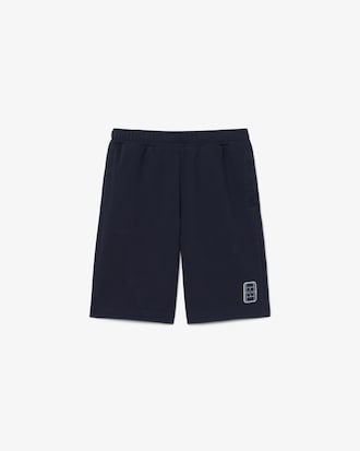 Shorts in piqu&eacute; double face relaxed fit