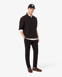 Pantaloni chino elasticizzati slim fit in twill