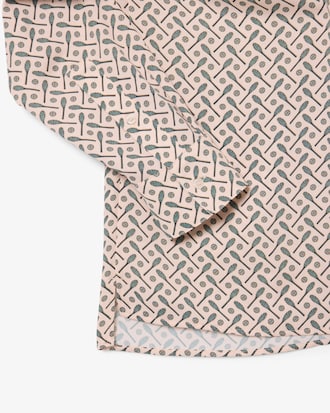 Camicia pullover regular fit stampata