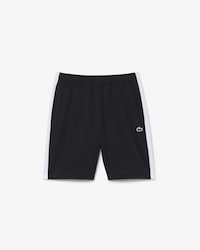 Shorts sportivi in taffet&agrave; a rombi color block