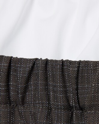 Minigonna in misto lana Runway