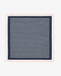Foulard in popeline con stampa tennis