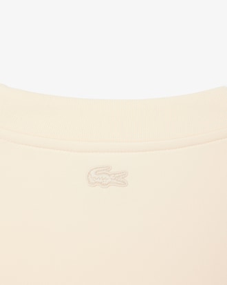 Felpa con stampa caratteristica ricamata loose fit