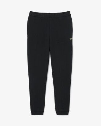 Pantaloni della tuta tapered fit in tessuto felpato