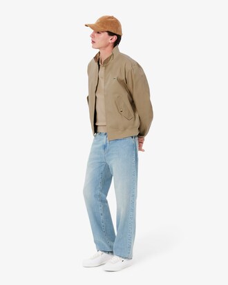 Giacca Harrington in twill impermeabile