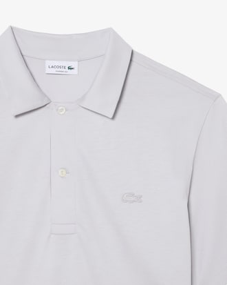 Polo Paris classic fit ricamata con collo aperto
