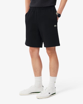 Shorts in tessuto felpato