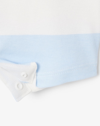 Tutina neonato in interlock a righe