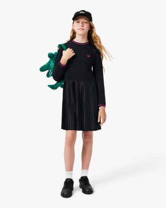 Abito t-shirt a pieghe