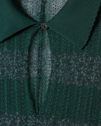 Maxiabito in maglia pointelle con collo a polo Runway