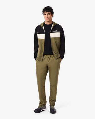 Pantaloni da tuta sportiva in taffet&agrave; a rombi