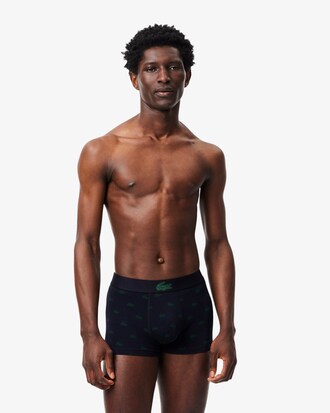 Pacco di 3 boxer con stampa Coccodrillo