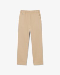Pantaloni in gabardine di cotone elasticizzato