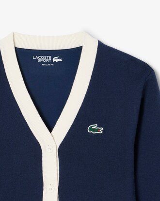 Cardigan antivento elasticizzato da golf