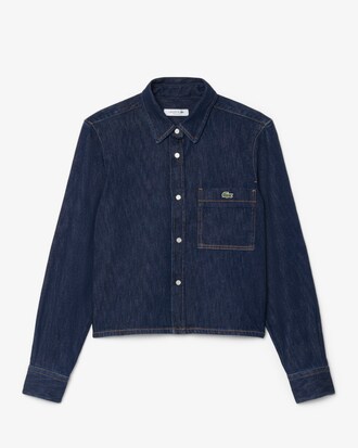 Camicia regular fit in denim leggero