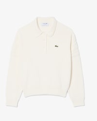 Maglione con colletto a polo Made in France