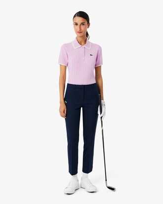 Maglione da golf con colletto a polo a maniche corte