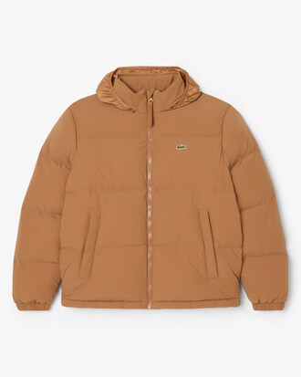 Piumino con cappuccio impermeabile