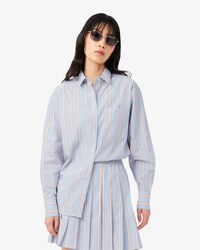 Camicia oversize in popeline di cotone