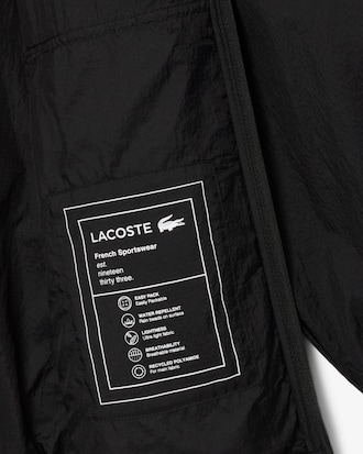 Giacca in nylon ripiegabile impermeabile