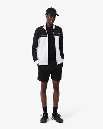 Felpa sportiva con zip color block