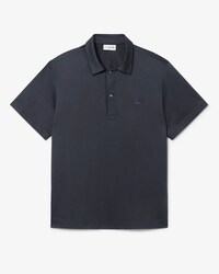 Polo Paris classic fit ricamata con collo aperto