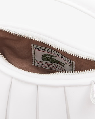 Borsa in pelle a righe Mini Lenglen Runway