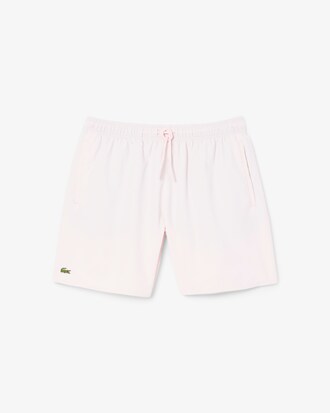 Pantaloncini da bagno monocromatici di lunghezza media