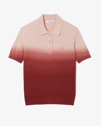 Polo in maglia effetto ombré classic fit