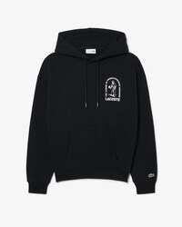 Felpa con cappuccio loose fit stampata