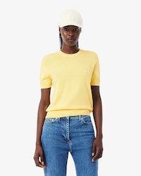 Maglione a maniche corte in maglia 3D