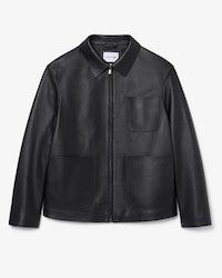 Giacca in pelle cropped