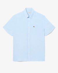 Camicia di lino a maniche corte