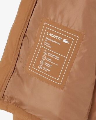 Piumino con cappuccio impermeabile