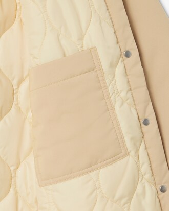 Overshirt imbottita impermeabile