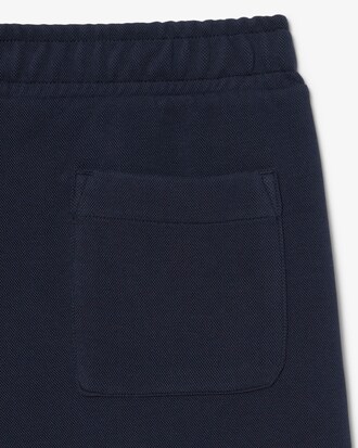 Shorts in piqu&eacute; double face relaxed fit