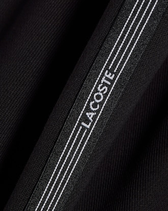 Shorts in tessuto felpato con striscia con logo regular fit