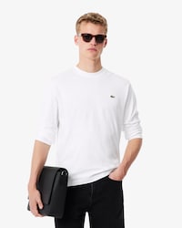 T-shirt in cotone a maniche lunghe