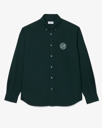 Camicia Oxford regular fit con stemma