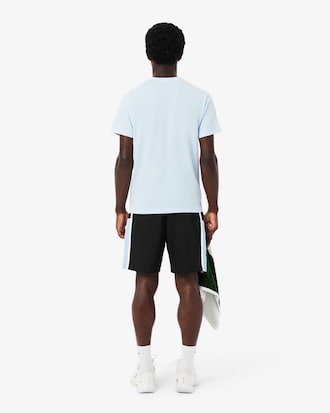 Shorts da tennis leggeri con righe colorblock