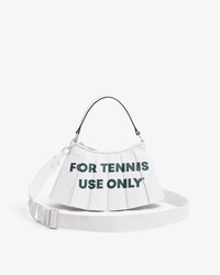 Borsa in pelle piccola stampata Lenglen Runway