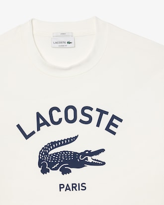 T-shirt in cotone con stampa del brand