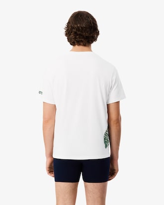 T-shirt homewear in cotone stampato