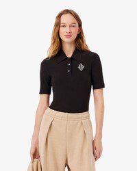 Polo slim fit ricamata