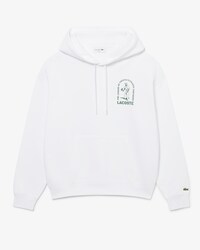 Felpa con cappuccio loose fit stampata