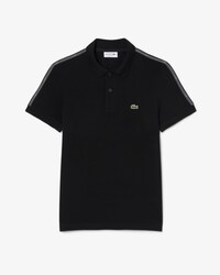 Polo con logo a righe regular fit
